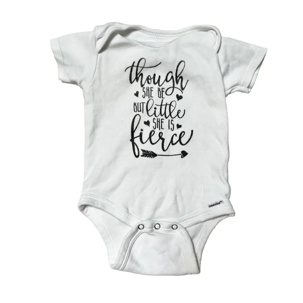 Shakespeare Quote Baby Onesie Size 3-6m